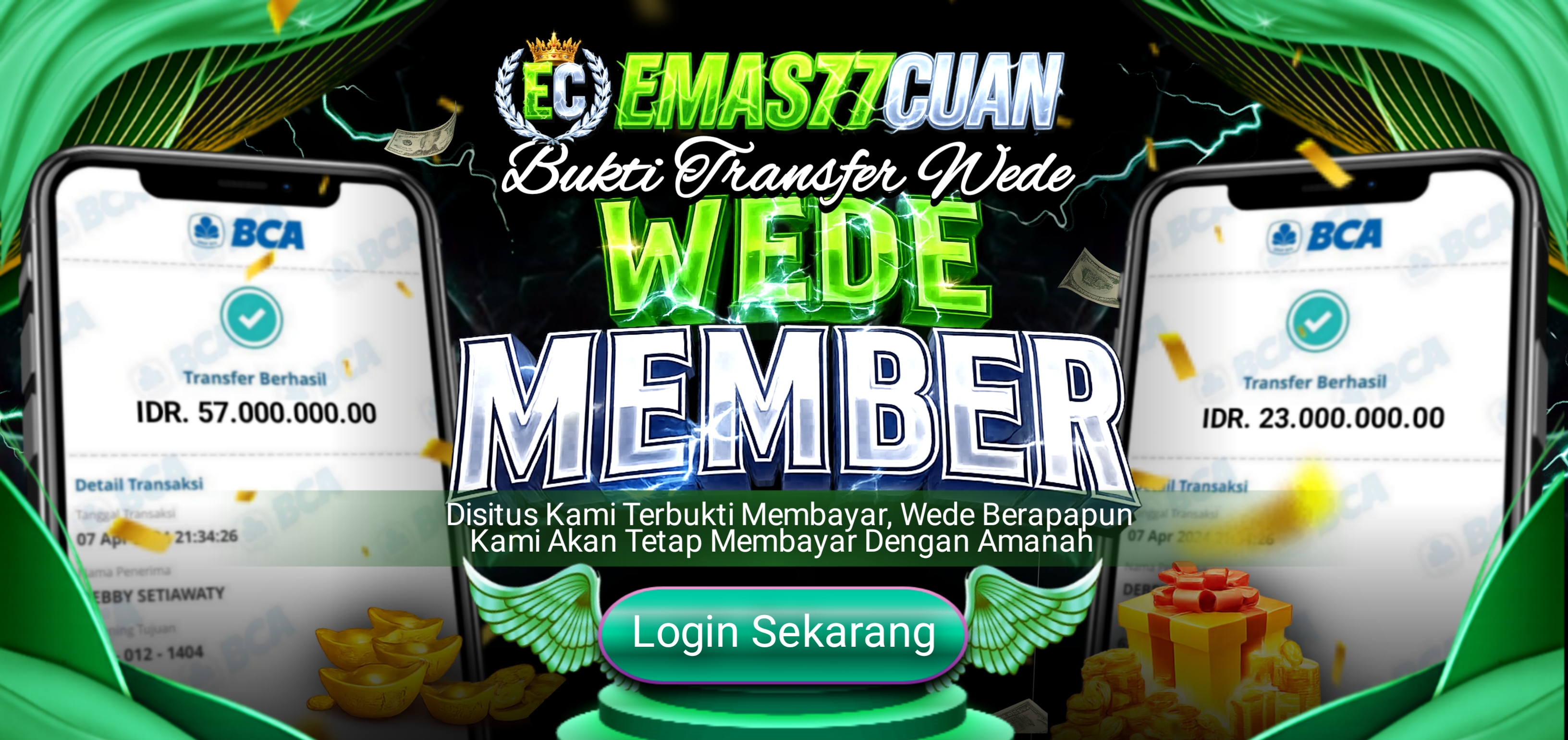 BONUS GARANSI KALAH 100%
